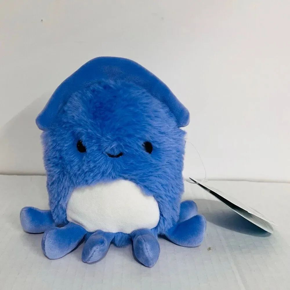 Squishmallows Fuzz-A-Mallows Stacy The Squid   NWT   5”